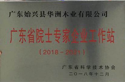 喜訊！華洲木業(yè)獲批建立廣東省院士專家（企業(yè)）工作站(圖1)